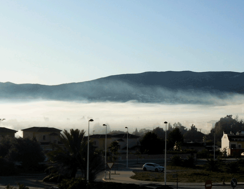 pueblo de smog Material Particulado en España